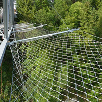 Filet en acier inoxydable, câble métallique, maille multifonctionnelle, clôture de jardin, cage pour animaux, filet anti-chute en haute altitude, filet de protection pour balles