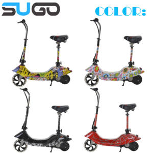 Patinetes Eléctricos para Niños con Freno <span class=keywords><strong>de</strong></span> Mano y Asientos, 120W, Batería <span class=keywords><strong>de</strong></span> Plomo-Ácido, para Juegos al Aire Libre, con Certificación CE - Product Image 6