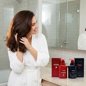 Shampoo OEM/ODM all'olio di argan per la cura dei capelli, shampoo lisciante e rinforzante, shampoo biologico OEM alla biotina e set di balsamo per la cura dei capelli - Product Image 2