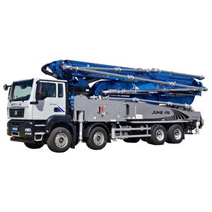 Camión Bomba de Concreto JIUHE de 24m 37m 39m 42m 49m 52m 65m con Certificado CE, Camiones Bomba de Concreto Montados en Camión en Venta - Product Image 1