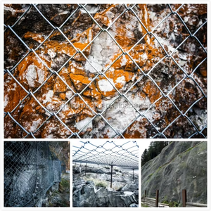 Regang tinggi tenun tergalvanis laba-laba tali Spiral jala Rockfall perlindungan jaring - Product Image 2