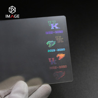 Pochette transparente en stratifié chaud résistant à la décoloration pour protéger la carte d'identité Teslin
