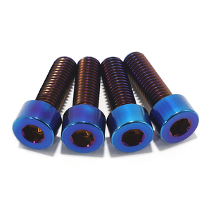Tornillo de Cabeza Cilíndrica con Rosca Interna Hexagonal de Aleación de Titanio GR5 M2-M12 para Modificación de Motocicletas Eléctricas y Bicicletas Eléctricas - Product Image 1