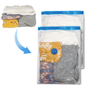 Sacs de conservation sous <span class=keywords><strong>vide</strong></span> transparents écologiques personnalisés pour vêtements, sacs de rangement sous <span class=keywords><strong>vide</strong></span> avec valve - Product Image 3