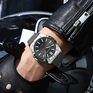 <span class=keywords><strong>Reloj</strong></span> Deportivo CURREN 8449 <span class=keywords><strong>para</strong></span> Hombre, <span class=keywords><strong>Reloj</strong></span> Masculino Resistente al Agua, <span class=keywords><strong>Reloj</strong></span> <span class=keywords><strong>de</strong></span> Pulsera <span class=keywords><strong>de</strong></span> Cuarzo con Correa <span class=keywords><strong>de</strong></span> Silicona Verde - Product Image 4