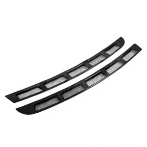 แผ่นปิดเครื่องยนต์ด้านหลังคาร์บอนไฟเบอร์คุณภาพสูงสำหรับ Ferrari F430 ปี 2005-2009 (ลายทอธรรมดา)  68021600  68021500  81978400  81978300 - Product Image 1