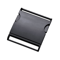 Diverses tailles Boucle à dégagement latéral en alliage de zinc robuste Boucle à dégagement latéral exquise Ajusteur Boucle de ceinture accessoires de sac
