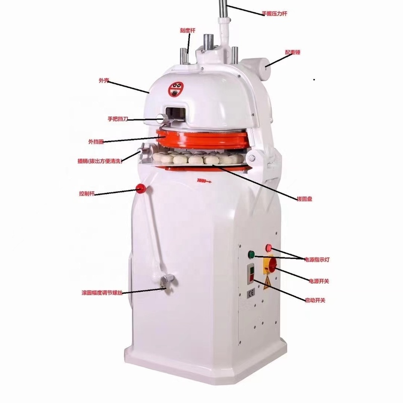 Commercial Semi Automatic Dough Divider Rounder