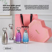 Moli Tasse isotherme sous vide en titane pur pour femme, design haut de gamme, avec paille, nouveau modèle portable, compatible voiture, motif cœur, personnalisable, cadeau 6-12