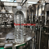 Ligne de production d'eau complète incluant des machines de soufflage, de traitement de l'eau, de remplissage, d'étiquetage et d'emballage
