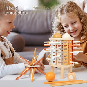 Juego Educativo Montessori <span class=keywords><strong>de</strong></span> Habilidades Motoras Finas, Palitos <span class=keywords><strong>de</strong></span> Madera para Contar, Juego Kerplunk para <span class=keywords><strong>Familias</strong></span>, Niños y Adultos, Unisex - Product Image 2