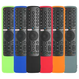 Étui de télécommande en silicone compatible avec la télécommande de la télévision XMRM-19 intelligente Housse de protection antichoc avec lanière - Product Image 1