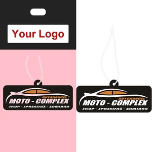 Désodorisants de voiture suspendus en papier DIY, parfumés, avec logo personnalisé, Kawaii - Product Image 3