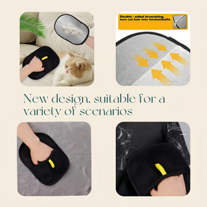 Gants de toilettage pour animaux de compagnie, pour l'élimination des poils de chat, des poils d'animaux, le nettoyage et le massage des vêtements, matelas et canapés - Product Image 5
