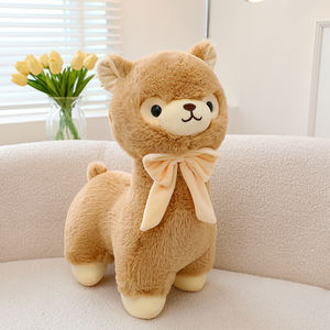 Peluche de Alpaca Súper Suave, Muñeco de <span class=keywords><strong>Lama</strong></span> de Peluche, Almohada para Dormir para Niñas, Regalo de Cumpleaños, Forro de Malla, Algodón PP, Regalo Confortable - Product Image 5