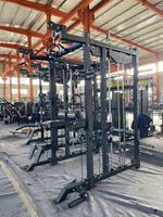 Station multifonctionnelle : Machine de musculation, Smith Machine avec croisement de câbles, Power Rack – Équipement de gym à domicile