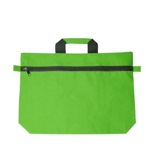 Sac à documents non tissé imprimé personnalisé avec fermeture éclair - Product Image 3