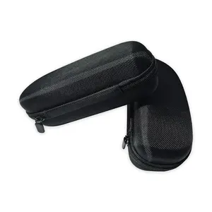 Индивидуальный дизайн молнии водонепроницаемый EVA-бокс черный маленький мини-футляр для очков в форме полумесяца персонализированный футляр для очков