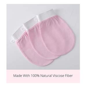 Precio de fábrica Guante de ducha de baño Guantes exfoliantes Cuerpo Ecológico Suave Cómodo, eliminación efectiva de la piel muerta Guante de seda - Product Image 3