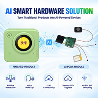 Module PCBA d'interprétation vocale IA avec WiFi, BLE, deux microphones, interaction vocale, affichage personnalisé et prise en charge des mises à jour OTA à distance