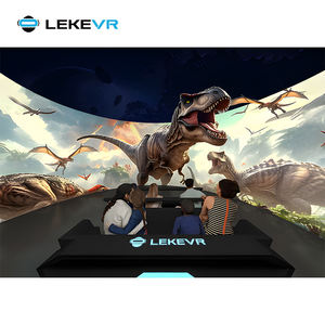 เครื่องจำลองภาพยนตร์ LEKE <span class=keywords><strong>VR</strong></span> 9D 3D โรงภาพยนตร์เสมือนจริงในร่ม โครงสร้างโลหะ <span class=keywords><strong>4D</strong></span> 5D สำหรับห้างสรรพสินค้าและสนามเด็กเล่น - Product Image 5