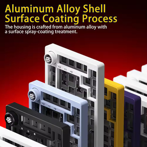 Teclado Mecánico para Juegos LEOBOG Aula HI75C <span class=keywords><strong>Pro</strong></span>, Estructura de Aleación de Aluminio, 75%, 81 Teclas, Intercambiables en Caliente - Product Image 5