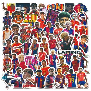 50 Pezzi di Adesivi Graffiti di Cool Lamine Yamal, Calciatore, per Bottiglie e Bagagli, Adesivi Sportivi per il <span class=keywords><strong>Calcio</strong></span> - Product Image 1
