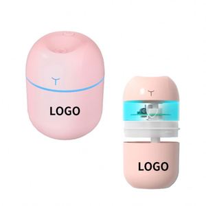 2025 Mini Cute Air Plastic Portable Handheld Usb Car Diffuser <b>Humidifier</b> With Led Light - Product Image 3