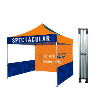 Tente d'exposition personnalisée avec logo, auvent extérieur pliable, gazebo, tente de salon professionnel pour affichage publicitaire et promotion des entreprises - Product Image 2