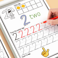 Cahier d'exercices éducatifs pour enfants : Apprentissage des nombres, traçage et écriture, avec certificat CE CPC pour la maternelle