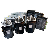 Set Motor Stepper Hybrid Open-Loop Nema34 12N dengan Driver DM860H + Power Supply untuk Mesin CNC Milling Engraver