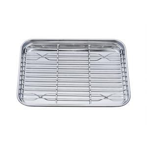 Bandeja de acero inoxidable para horno, soporte seguro para pan, galleta, <span class=keywords><strong>pie</strong></span>, cocina, para teñir, gran oferta - Product Image 6