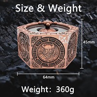 Offre Spéciale 2026 – Set de Dés Premium D&D en Métal Style Viking 8-en-1 – Dés Polyédriques pour Jeux de Rôle, Donjons et Dragons, et Jeux de Société