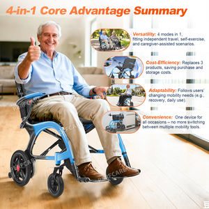 Nouvelle tendance 2026 : fauteuil roulant électrique 4-en-1, <span class=keywords><strong>double</strong></span> batterie, pliage en un <span class=keywords><strong>clic</strong></span>, gain de place pour les personnes âgées et les personnes handicapées - Product Image 5