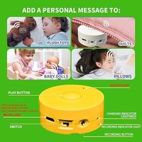 2024 nouveau Design montage personnalisé jouets en peluche pour enfants et coffrets cadeaux Module vocal dispositif d'enregistrement circulaire haut-parleur