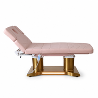 Sillón Eléctrico Multifuncional para Tratamientos de Belleza, Reposacabezas con Resorte de Gas, Reposabrazos Extraíbles, Control Remoto, Reclinable, para Salón o Clínica