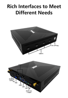 Alta Calidad Mini Pc Gaming OEM ODM Core i3i5i7 J1900 8G 16G 512G WIFI LAN Computadora de escritorio Gaming Mini Pcs Fabricante