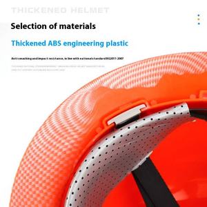 Factory Direct Customizable Construction Site Hard <b>Hat</b> Durable Sun-Protective Worksite Safety Helmet Thickened Hard <b>Hat</b> - Product Image 3
