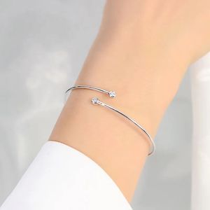 Xinfly Custom 18K Gold Expandable Women's <b>Bracelet</b> 0.24ct Natural Diamond Opening <b>Cuff</b> Stretch Genuine DIY Jewelry - Product Image 3