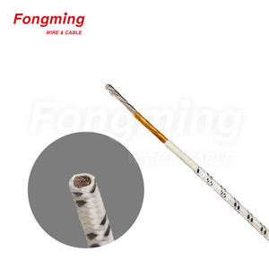 Fil de <span class=keywords><strong>cuivre</strong></span> toronné isolé en polyimide 600V haute température 8 AWG pour applications de chauffage - Product Image 4