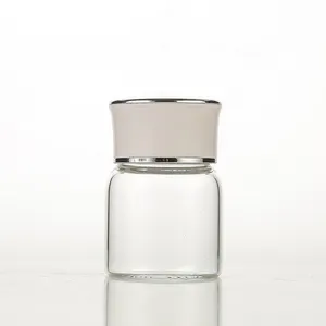 JM New Design Bird Nest Bottle Glass Jam Jar Honey Packaging Container Food Storage Preserve Silicone sealing Glass Jar