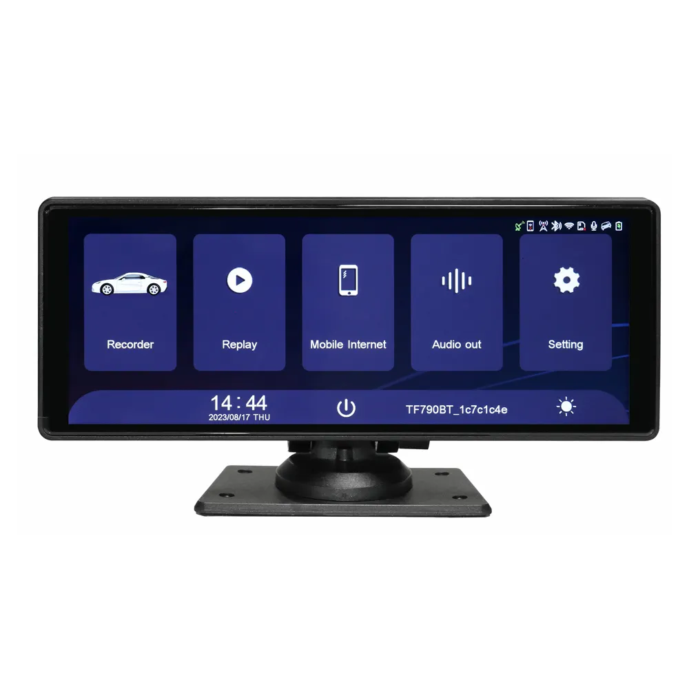 SUNWAYI 10,26 Zoll 1080P Carplay Stereo radio Drahtlos Android Autoradio Auto recorder Video recorder Dash Cam