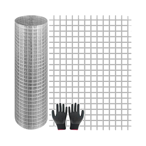 Vente directe usine HUACHENG – Treillis soudé en acier revêtu de PVC, maille carrée à mailles larges, tissage uni, calibre lourd - Product Image 1