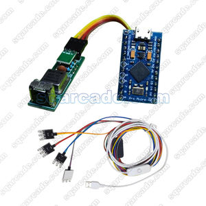 ชุดอุปกรณ์ DIY สำหรับประกอบปืนเกม Light Gun 4ir/<span class=keywords><strong>OpenFIRE</strong></span> พร้อมเซ็นเซอร์ LED 4 ดวง เชื่อมต่อผ่าน USB สำหรับเครื่องเล่นเกมอาร์เคด ปืนไฟฟ้า อาวุธแสง  แผงวงจรควบคุมสำหรับพีซี อุปกรณ์เสริมสำหรับเกมยิงปืน - Product Image 4