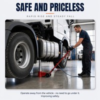 Promotion Cric Rouleur 40 tonnes, cric hydraulique pneumatique à châssis long pour service de bus