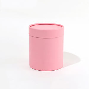 Caja de regalo redonda pequeña, material de papel beneficioso UV para arreglos florales y embalaje de ramo, estilo cubo abrazo - Product Image 2