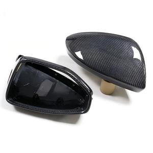 Coques de rétroviseurs en fibre de carbone avec option d'assistance aux angles morts pour Audi A6 S6 RS6 C7 2012-2018 - Product Image 4
