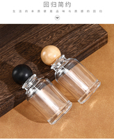 Botol Semprot Parfum Mini Isi Ulang dari Kaca dengan Pompa dan Tutup Semprot, Warna & Bentuk Kustom 30ml/50ml/100ml