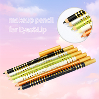 Menow P10010 OEM \ ODM Marque privée Maquillage imperméable durable pour les yeux et les lèvres Eyeliner Crayon à lèvres Crayon cosmétique Usine Vente en gros