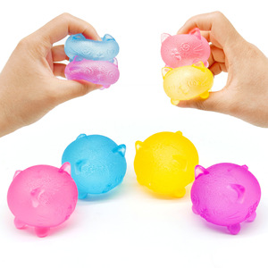 Balle anti-stress en maltose, chaton moelleux, <span class=keywords><strong>jouet</strong></span> anti-stress en maltose, gadget anti-stress - Product Image 1